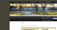 Desktop Screenshot of aiguerande.fr